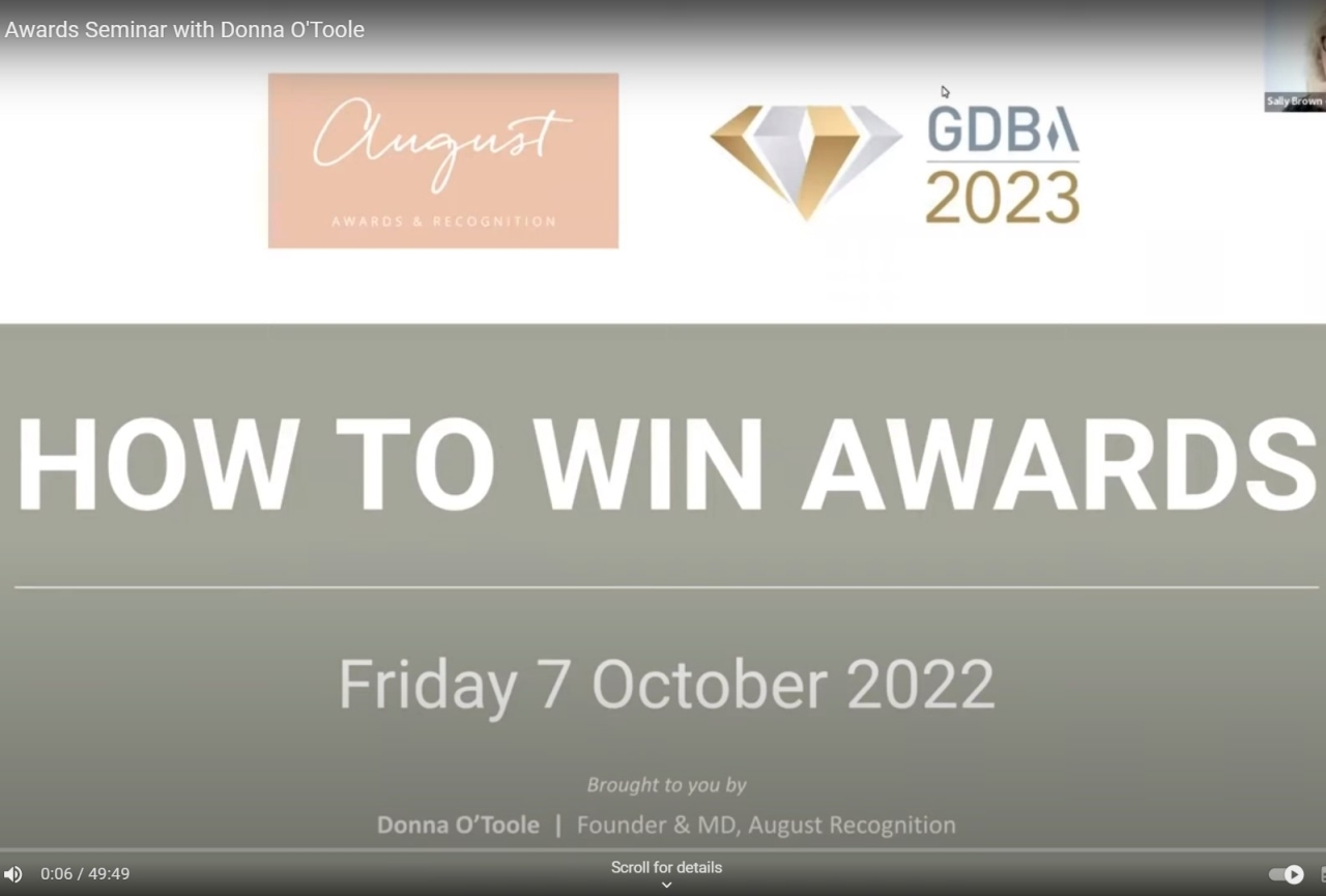 Gatwick Diamond Business Awards: How to Win Awards 2023